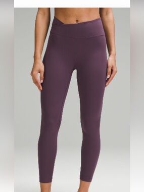 Lululemon Align Asymmetrical Waist Band~Grape Thistle~25” Length~ Size 8